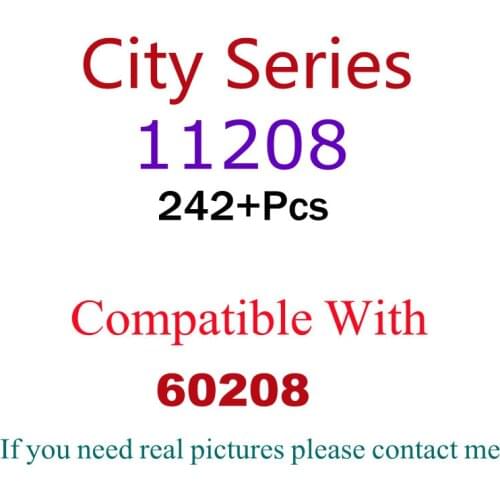 242Pcs 11208 Building Block Toy City Series 60208 Assembled Building Block Childrens Toy Gifts