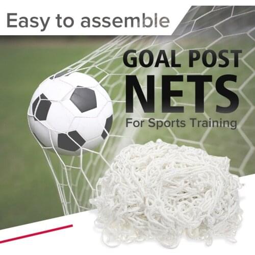 5 Size Soccer Goal Net Football Goal Net Football Soccer Goal Post Net For Sports Training Match Replace Adult Kid
