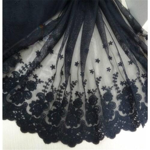 5 Yards Super Wide Cotton Lace Trim Fabric Lace Rose Embroidery Lace Trim DIY Sewing Accessories