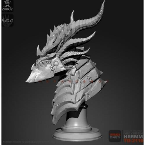 65MM Resin Model Kits wing head resin Soldier self-assembled TD-2116