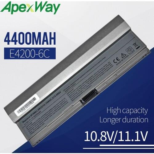 4400mAh laptop battery for Dell Latitude E4200 F586J R331H R640C R841C W343C W346C X784C Y082C Y084C Y085C