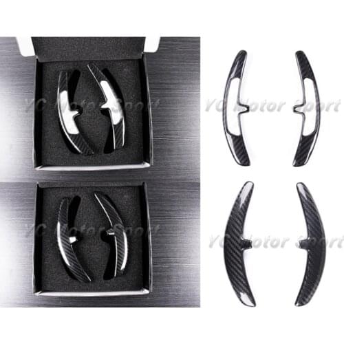 Car Accessories Dry Carbon Fiber Shift Paddle Fit For 2015-2017 Porsche Macan 911 991.2 958 Cayenne Shift Paddles