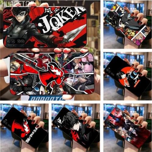 HUAGETOP Persona 5 Take Your Heart Black Cell Phone Case For Huawei Nova 6se 7 7pro 7se honor 7A 8A 7C Prime2019