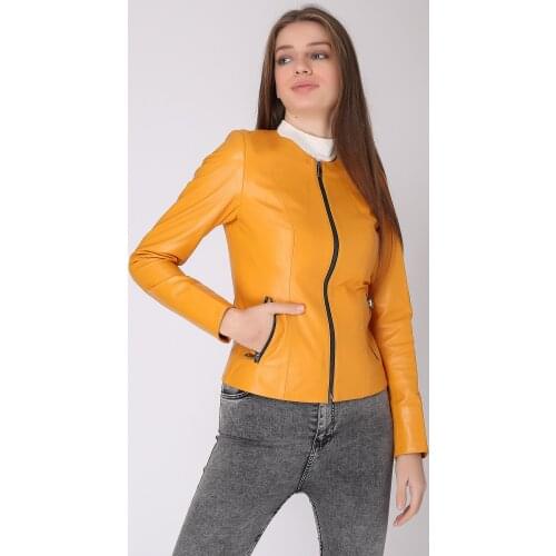 Deri Effect Women's Stylish Jackets