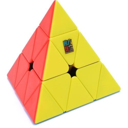 Kids Toy Anxiety Magic Cubes Plastic Fidget Toy Pack Stress Relief Magic Cubes Pyraminx Cubos Magicos Sensory Toys BK50MF