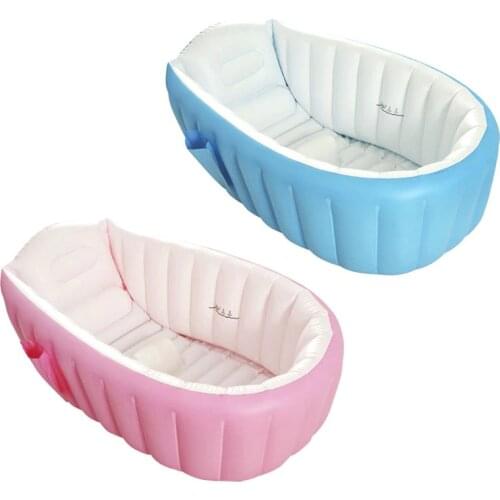 Baby Inflatable Bathtub Kids Anti-slippery Foldable Travel Shower Basin Products Infant Swimming Pool