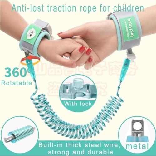 Baby Harness Anti Lost Wrist Link Kids Outdoor Walking Hand Belt Band Child Wristband Toddler Leash Safety Harness Strap Rope