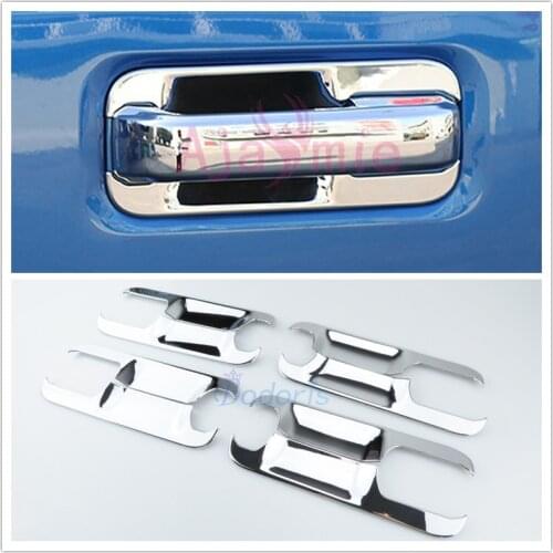 For Ford F150 2015 2016 2017 Door Handle Cover And Bowl Insert Overlay Panel Trim Chrome Car Styling Accessories