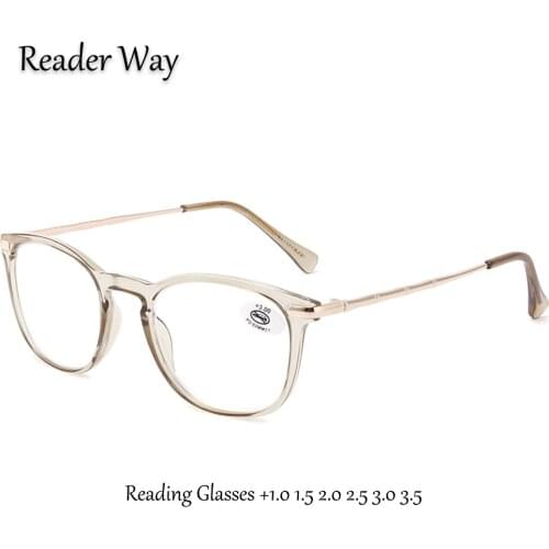 Elegance Ladies Reading Glasses Reader Eyewear Metal Temple High Quality Womens Presbyopic Eyeglasses +1.0 1.5 2.0 2.5 3.0 3.5