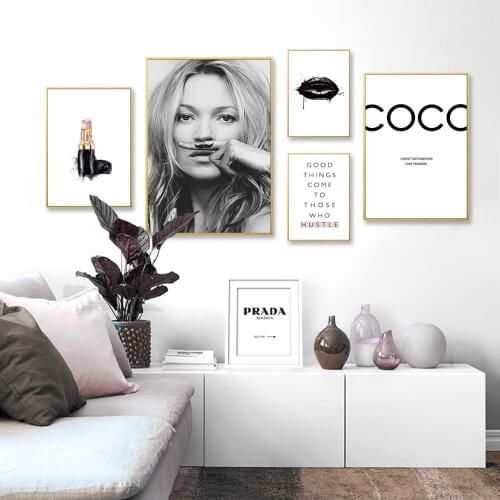 Gryan Wall Black And White Paintings
