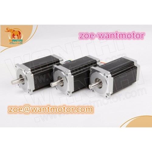 Good sell!3 pcs CNC Wantai Nema 34 Stepper Motor 85BYGH450D-008 5.6A 1090oz CE ISO ROHS Plasma Engraver Kit Milling Machine