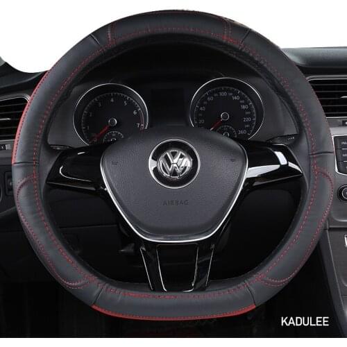 KADULEE Microfiber Leather Car Steering Wheel Cover For BORGWARD BX5 BX6 BX7 BXI7