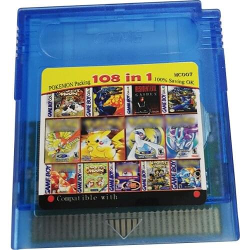 108 in 1 Video Game Cartridge Console English Language Version