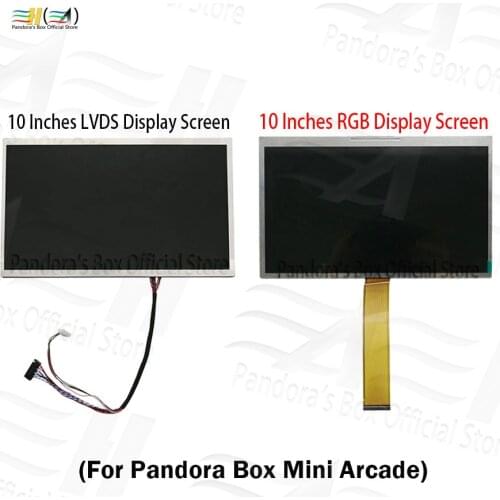Pandoras Box LVDS display screen 10 inches For Pandora Box mini arcade bartop Dual player fighting machine monitor screen