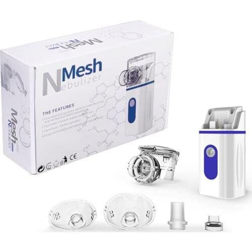 Mini Portable Inhale Nebulizer Silent Handheld Ultrasonic Nebulizer Inhaler For Kids USB Rechargeable Automator Health Care