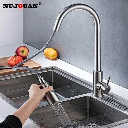 Nujouan Pull-out Kitchen Faucets