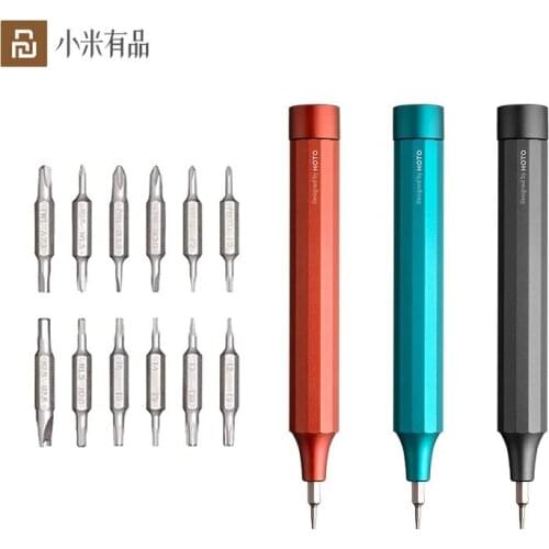 HOTO 24 in 1 Precision Screwdriver Manual Notebook Mobile Phone Repair Disassemble Gadget Handle Tool Pen with 24 Bit Set Drill