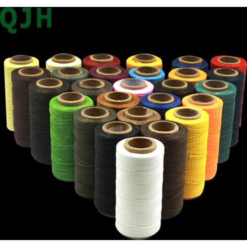 High quality 260M 150D Flat Sew Wax Line Handmade DIY For Leather 1MM Flat Waxed Sewing manual line hand stitching