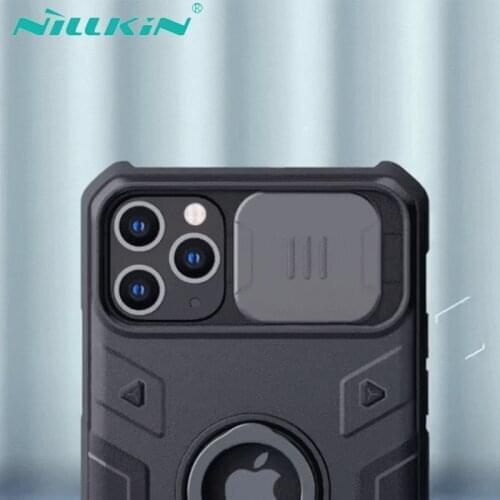Nillkin For iPhone 12 11 Pro Max Protection Case Apple Protect Cover Camera Lens Case TPU iPhone 12 Mini Camshield Armor Slide