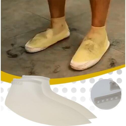 1 pair silicone barber shoes cover prevent broken hair fall into shoe cover salon haircut styling tools