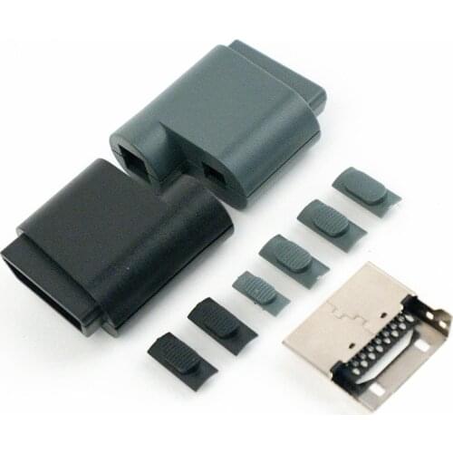 100 PCS a lot 30 Pin Male Socket Connector Replacement with generation shell for Xbox 360 game Accessories