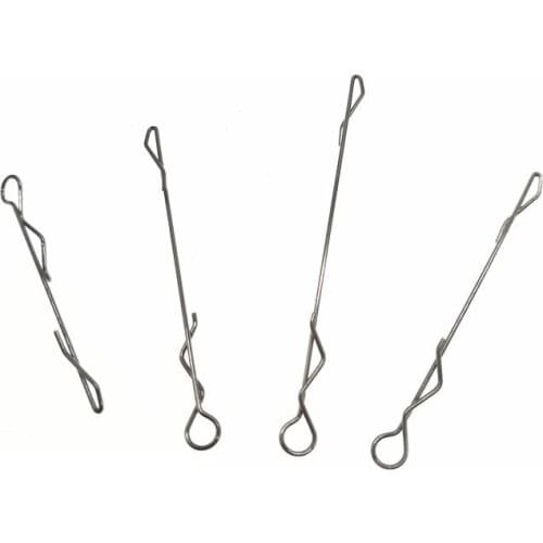 30pcs/lot Booster pin swivel Quick pin of throwing aid stainless steel refitting pin without damage to line fishing Accessories