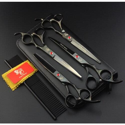 Poetry Kerry 7.0 inch Professional Pet Scissors For Dog Grooming High Quality Straight & Thinning & Curved Scissors