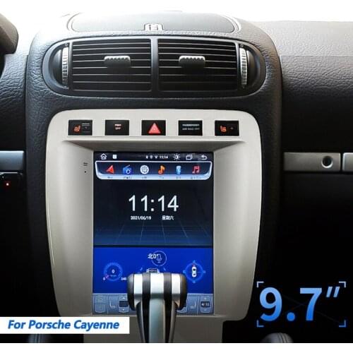 For Porsche Cayenne 9PA E1 2002 - 2009 Android 10 Car Multimedia Player Radio Stereo GPS Navigation Tesla Style Screen Headunit