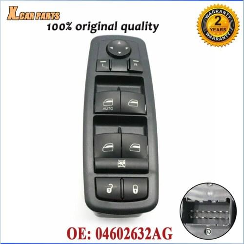 Car Front Left Power Master Window Switch 04602632AG For Dodge Nitro Journey Grand Caravan Jeep Liberty Chrysler Town & Country