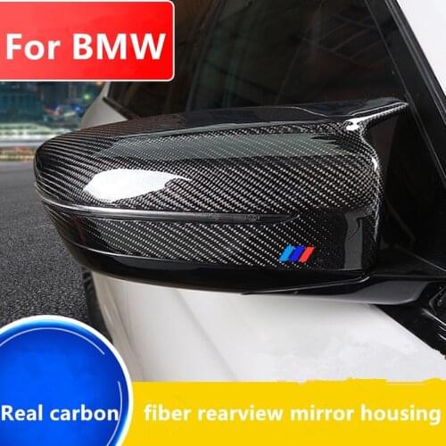 For BMW real carbon fiber rearview mirror shell cover 1 series 3 series 4 series new 5 series gtX3X4X5X6 modification