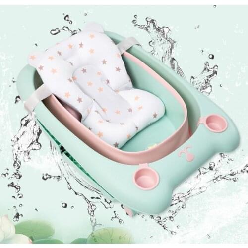 Newborn Bathtub Safety Mat Baby Shower Portable Air Cushion Bed Baby Bath Non-Slip Pad Newborn Security Support Soft Cushion/Mat