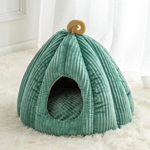 Cat Nest Winter Warm Closed Cat House Four Seasons Universal Pet Cat Bed Cat House Villa Removable and Washable Supplies