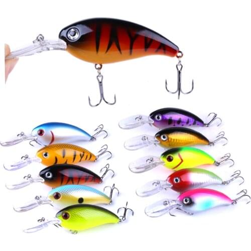 Brand fishing lures sea trolling minnow artificial Hard bait 10cm/14g Big Wobblers Quick dive bait carp crankbait pesca jerkbait