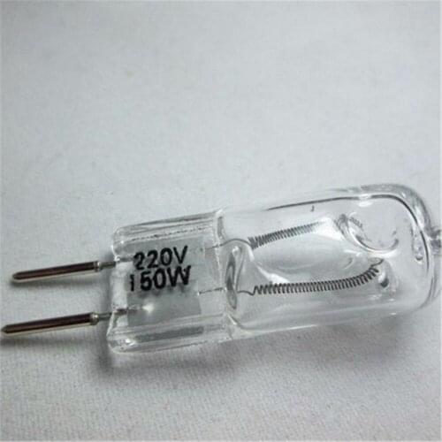 2 Pcs G6.35 220V 100W 150W 200W halogen tungsten beads stage lights Instrument lamp