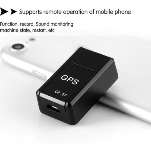 Magnetic GF07 Tracker Device GSM Mini Real Time Tracking Locator Mini GPRS Car Motorcycle Remote Control Tracking Monitor