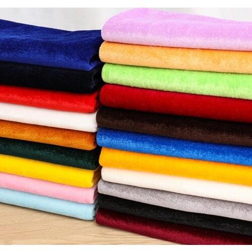 Short Brushed Fabric Minky Fabrics for Sewing Diy Handmade Home Textile Cloth Toys Plush Fabric Patchwork Table Velvet Cloth