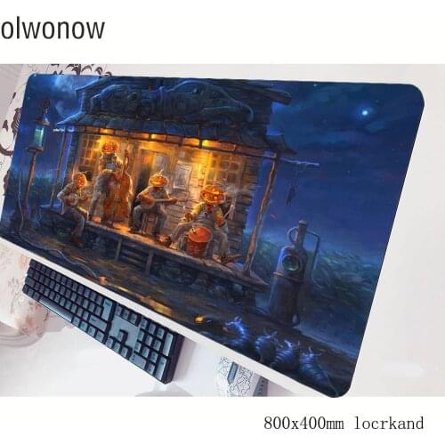 Halloween mouse pad gamer Popular 80x40cm gaming mousepad notbook mat Professional home padmouse pc gamer mats gamepad