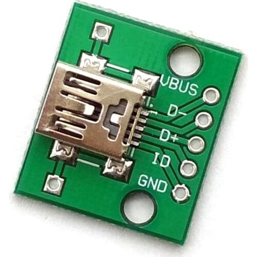 Mini USB to DIP Adapter Converter for 2.54mm PCB Board DIY Power Supply NEW