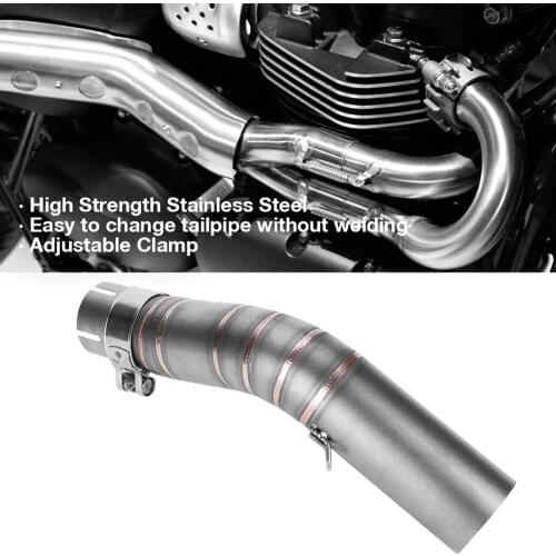 Motorcycle Modification Exhaust Vent Middle Link Pipe for SUZIKI GSX-R1000 2005-2006