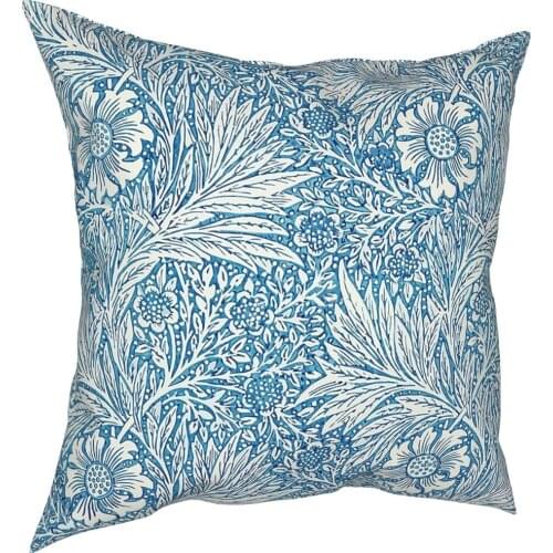 Marigold By William Morris Pillowcover Home Decor Floral Victorian Flowers Cushions Throw Pillow for Car Double-sided Printing