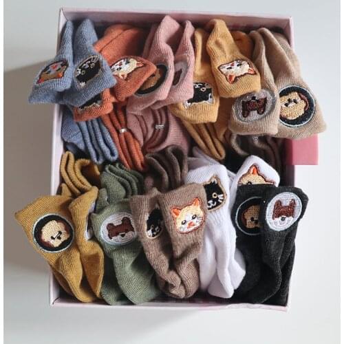 Cute Short Cat Socks Women Harajuku Kawaii Summer Funny Ankle Sock Pack Calcetines De La Mujer Korean Style Women Socks Cotton