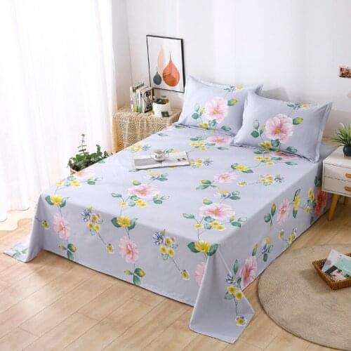 Single double bed single single piece twill thick sanded bed linen for single bed linen available for all seasons
