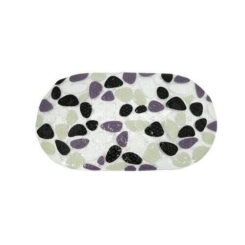 Amoy Burst Color Stone PVC Bathroom Mat Bathroom Mat Bathroom Anti-slip Carpet Floor Mat