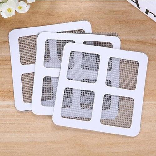 Self Adhesive 3Pcs Anti Insect Fly Bug Mosquito Door Window Mesh Repair Screen Patch Sticker Window Screen Patch Sticker