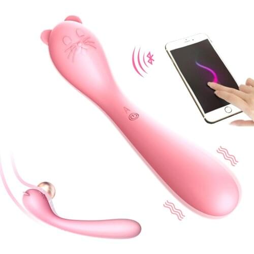 Sexy Cat Wand Bluetooth Vibrators For Women Dildos Anal Plug Clitoris Massage Vaginal Balls Female Sex Toys Adults Goods Erotic
