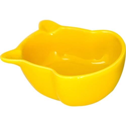 Bear Shape Pet Hamster Feeder Rabbit Bowl Small Animal Supplies Feeding Watering