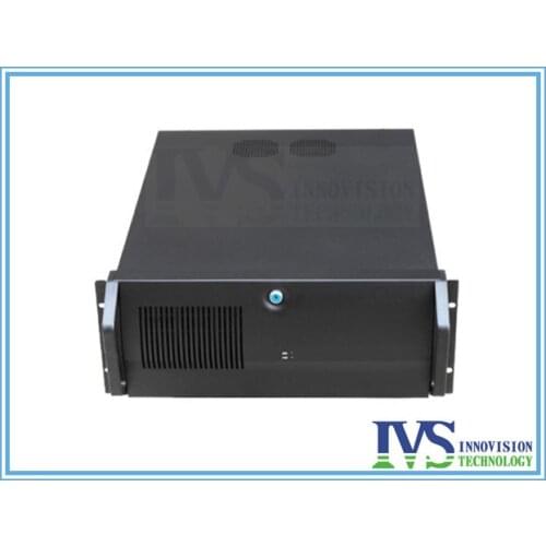 High quality 4U rackmount sever chassis IPC570Z 4U case with Unique one-wholed lockable front bezel