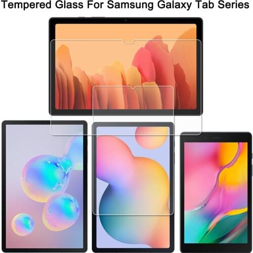Tempered Glass Screen Protector For Samsung Galaxy Tab S7 S6 lite S5E Tab A7 A 8.0 8.4 8.7 10.1 10.4 10.5 11 2021 2020 2019 2018