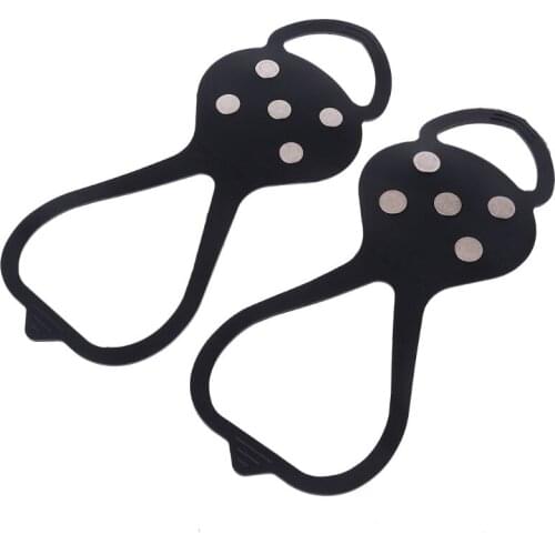 1Pair Ice Snow Studs Non-Slip Spikes Shoes Boots Grippers Crampon Walk Cleats