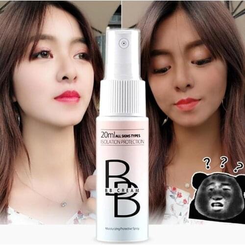 20ml Body Face Whitening Spray BB Cream Foundation Base Brighten Concealer Long Lasting Cosmetic Makeup Moisturizing